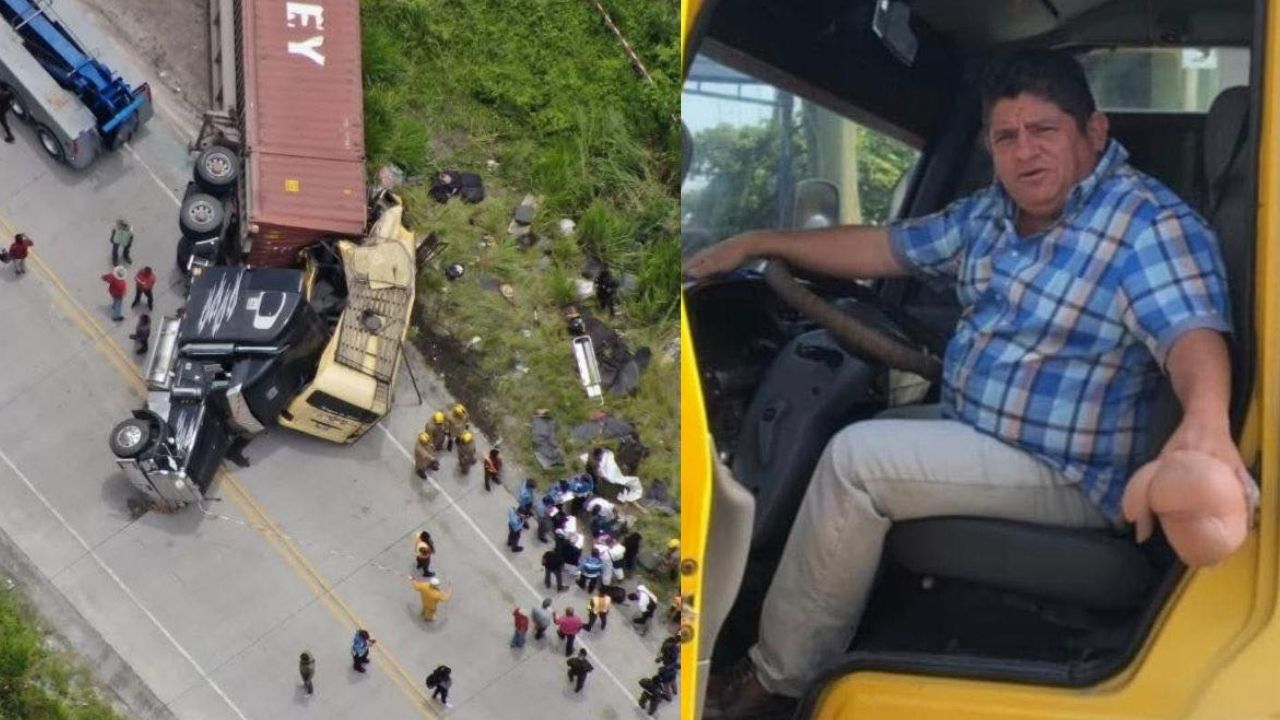 Video revela últimos instantes de conductor fallecido en choque con rastra en Copán