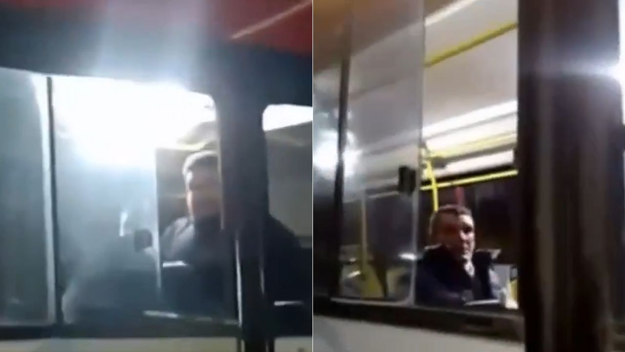 'Quédate ahí por tu bien': Graban golpiza a hombre que abusaba a menor en un bus