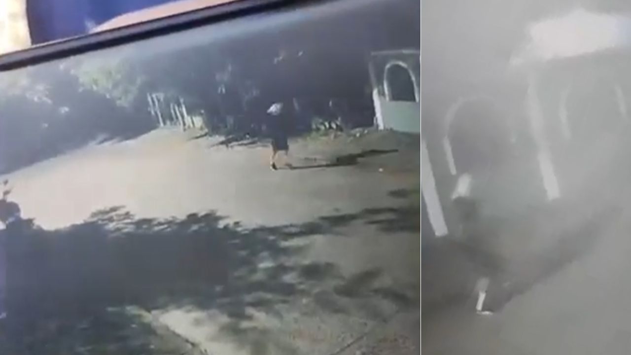 'Auxilio': Cámara captó momento cuando hombre intenta abusar de una niña en Valle
