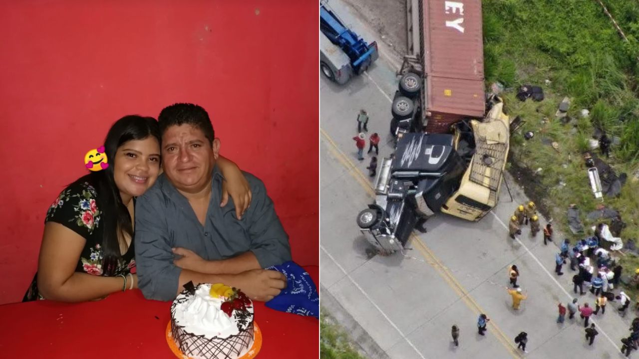 'Que Dios la cuide': el mensaje que envió a su hija el conductor fallecido en la tragedia de Copán