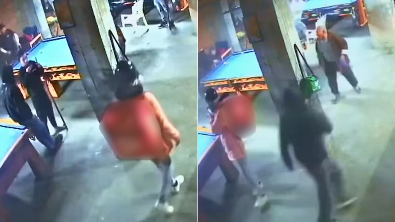 VIDEO: sicario que se hizo pasar por 'delivery' mata a tiros a joven en un billar