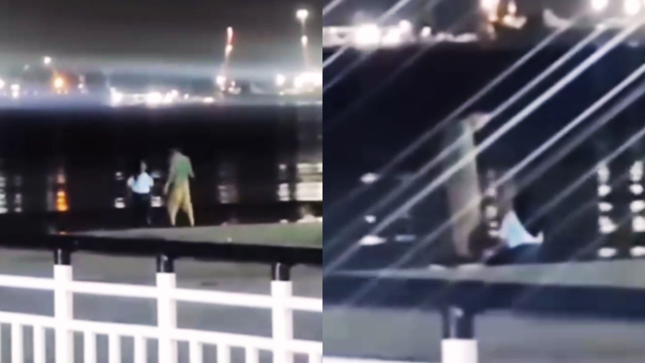 Graban a sujeto cuando agredió a su pareja en playa, en Puerto Cortés