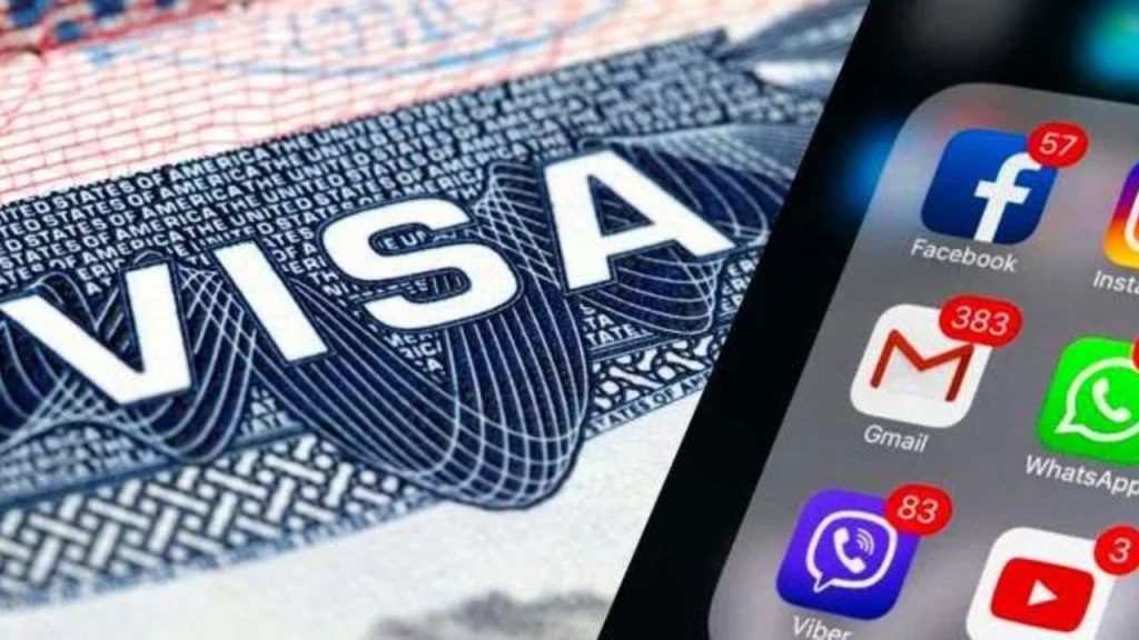 Imagen referencial a la visa y las redes sociales
