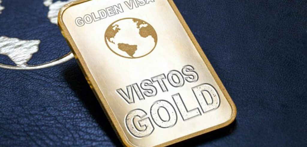 Una imagen referencial a la visa de oro