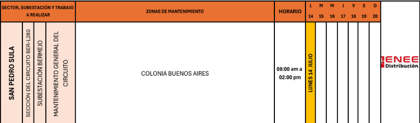 Lista de colonias que no tendrán luz pasado mañana