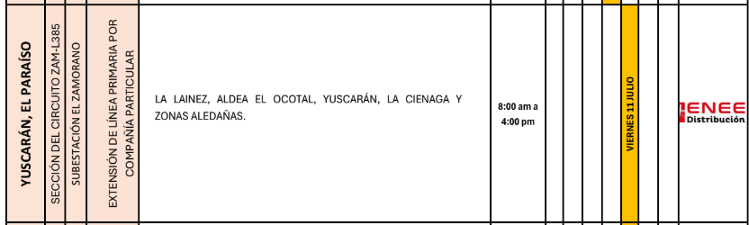 Lista de colonias que no tendrán luz pasado mañana