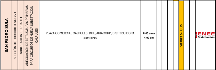 Lista de colonias que no tendrán luz pasado mañana