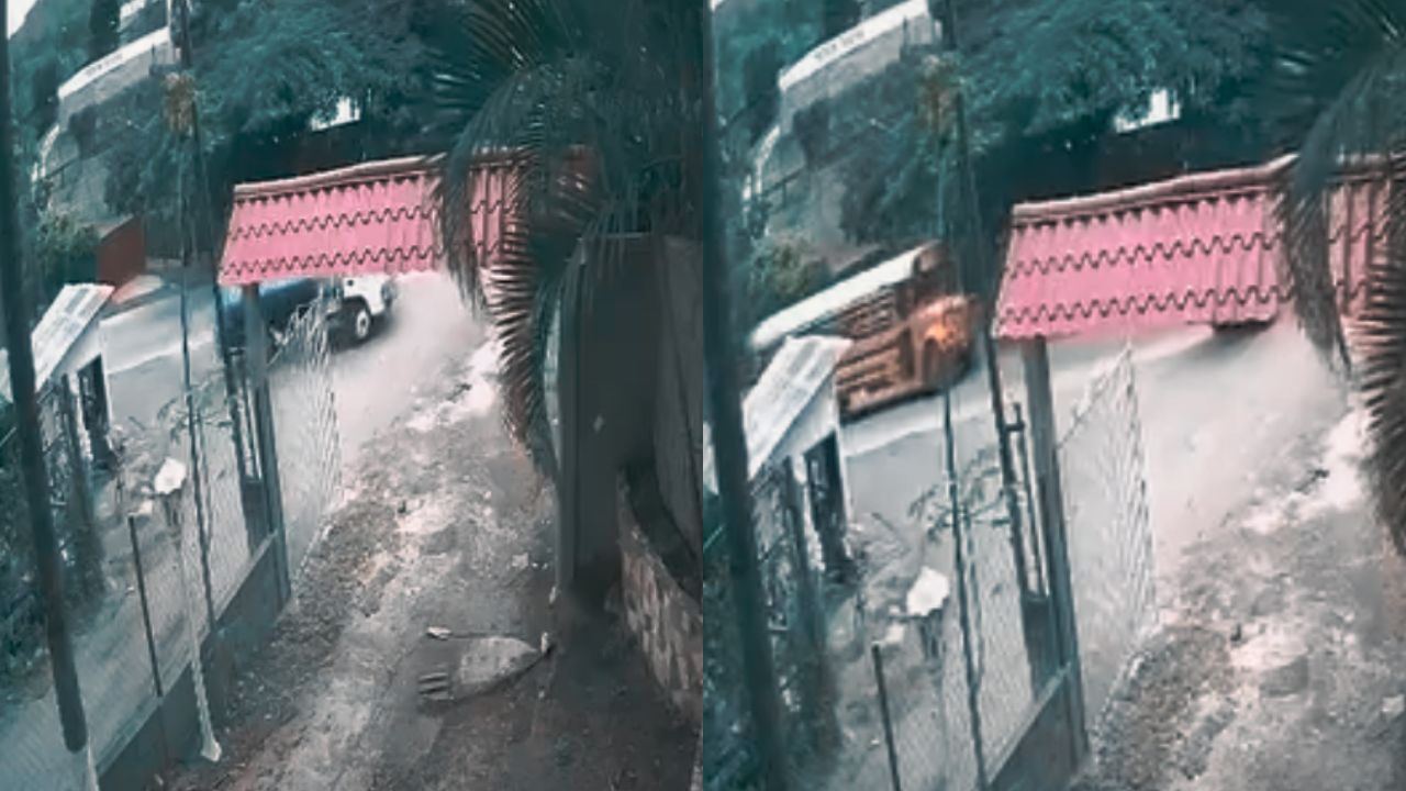 Cámara evidencia accidente de tránsito entre cisterna y bus en salida al sur