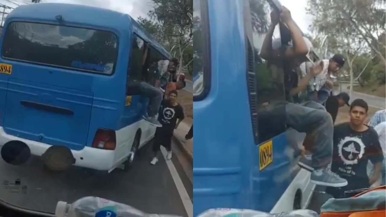 'Compa, voy a mi casa': Ayudantes de bus 'rapidito' agredieron a otro operario