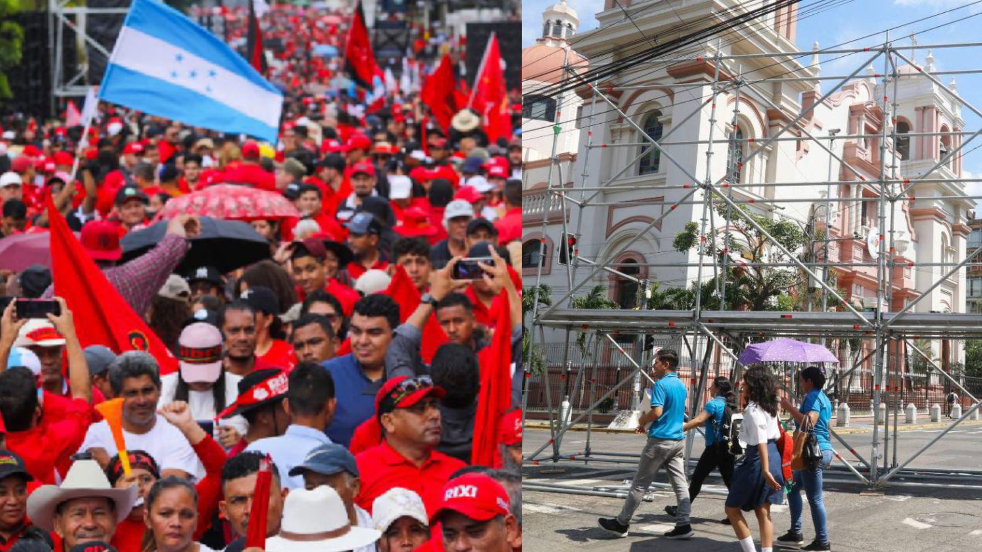 Calles cerradas este sábado por movilización de Libre en San Pedro Sula