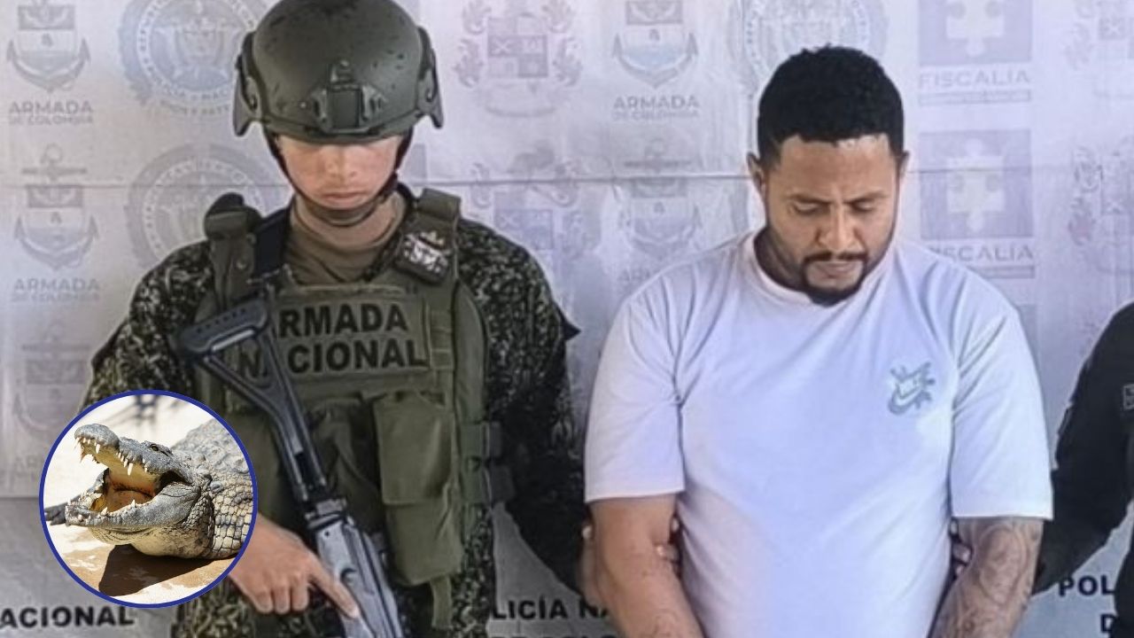 Detienen a individuo que utilizaba cocodrilo para desaparecer personas