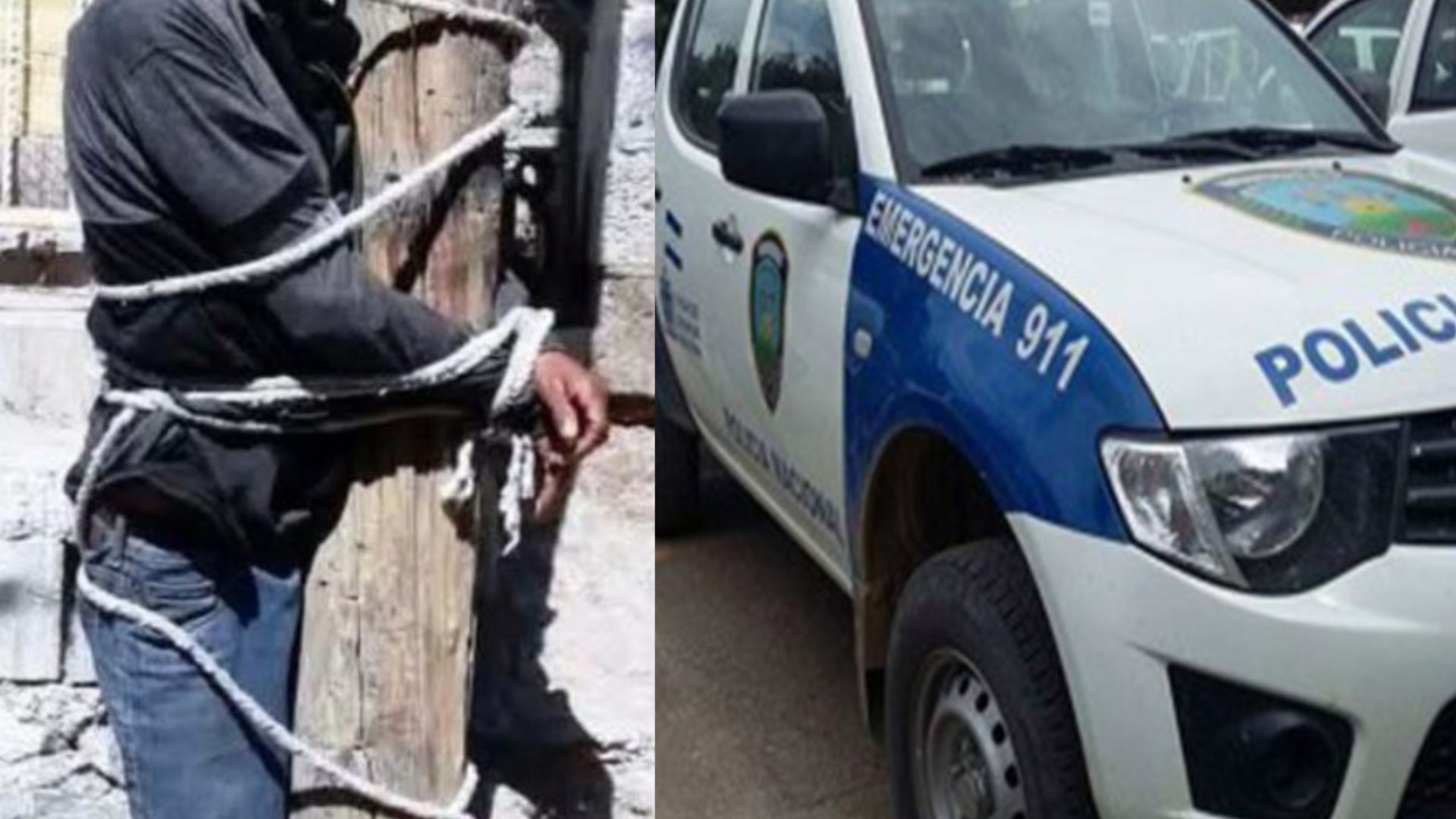 VIDEO: Vecinos amarran y golpean a ladrón que operaba con pistola de juguete en SPS