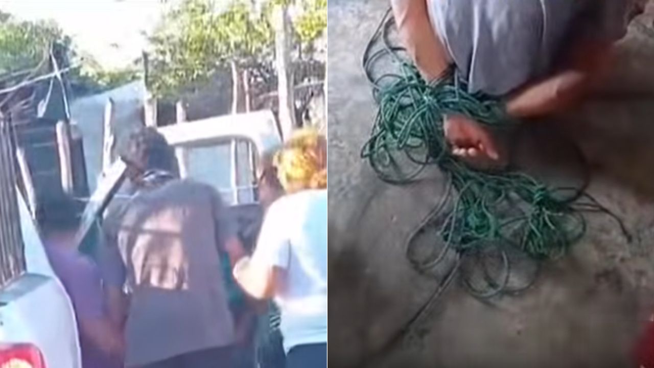 VIDEO: Hondureño infiere más de 15 puñaladas a expareja porque no quiso volver con él