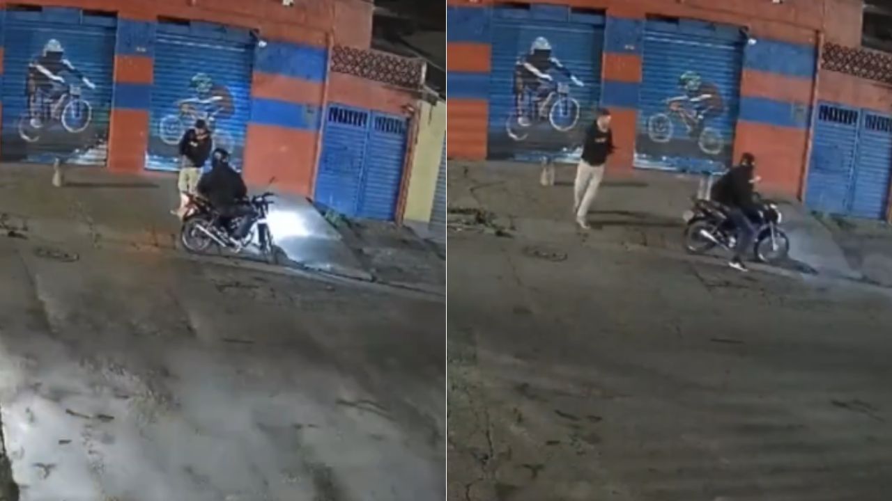 VIDEO: hombre esperaba bus, un ladrón lo asaltó y cuando se fugaba lo mató