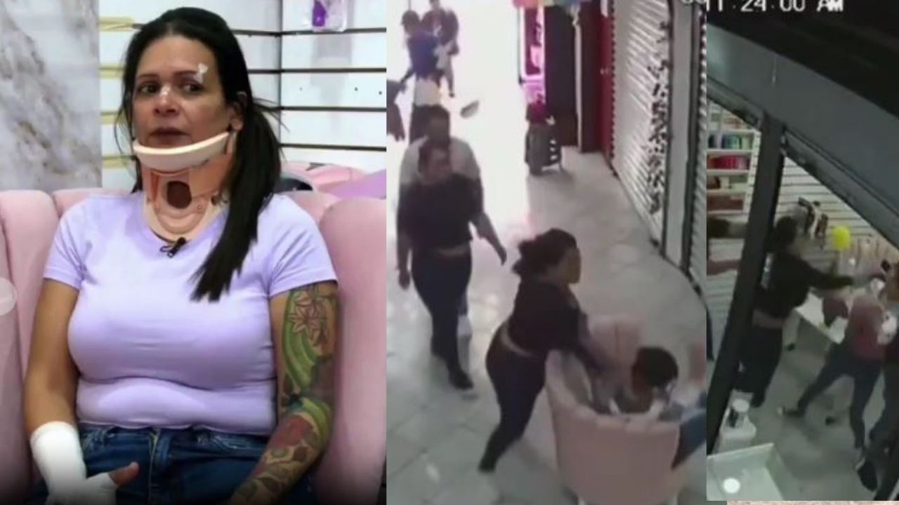 VIDEO: Jefa da golpiza a empleada que emprendió con negocio cerca del suyo