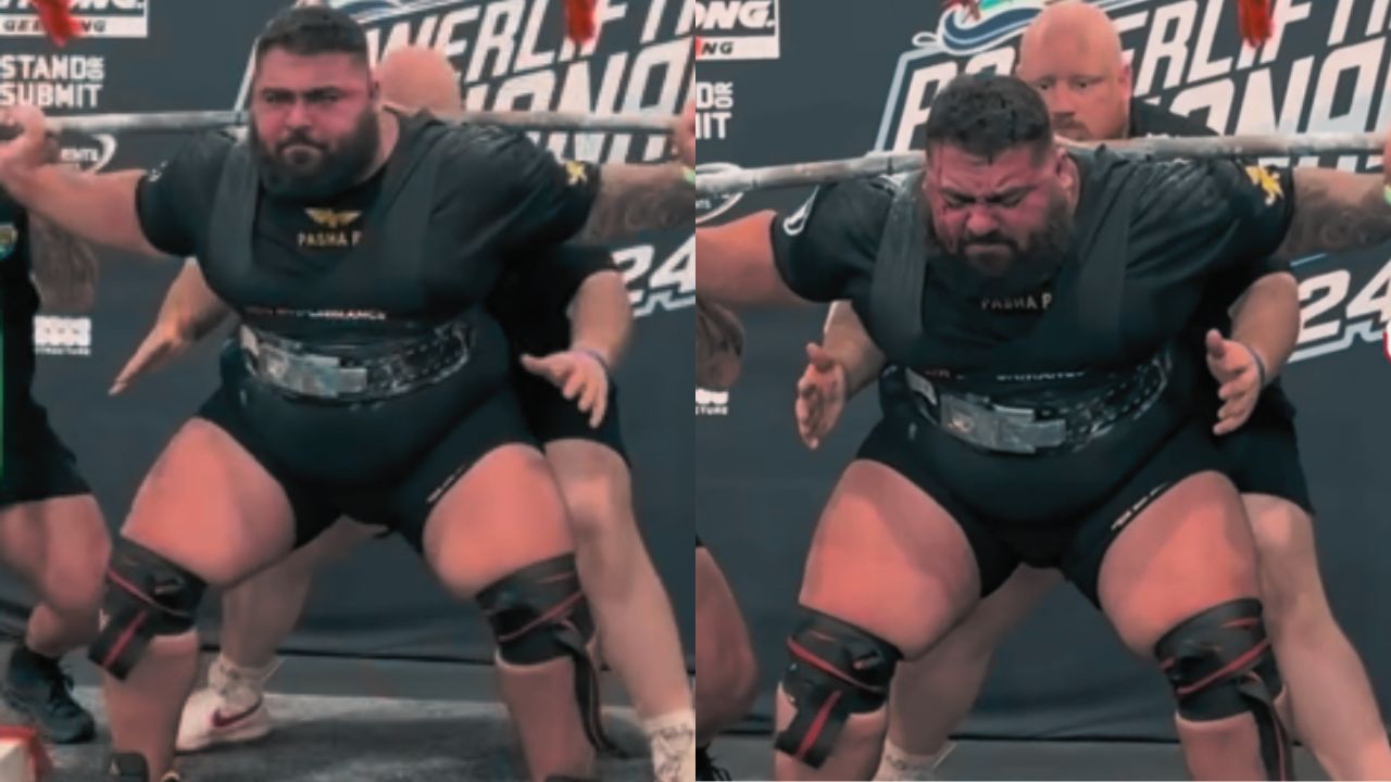 Atleta sangra por la cabeza al levantar 900 libras en dramática competencia