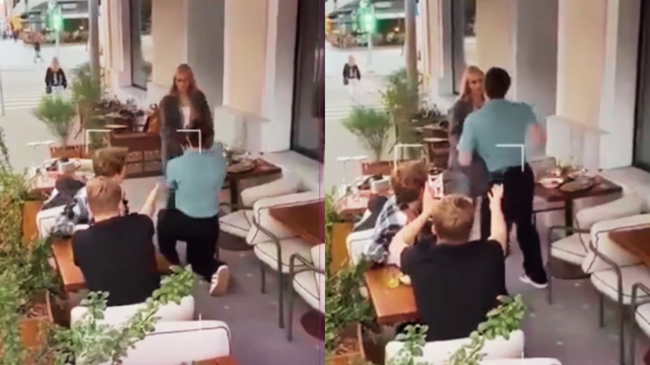 En vez de anillo, un puñetazo: Así fue petición de matrimonio que acabó mal