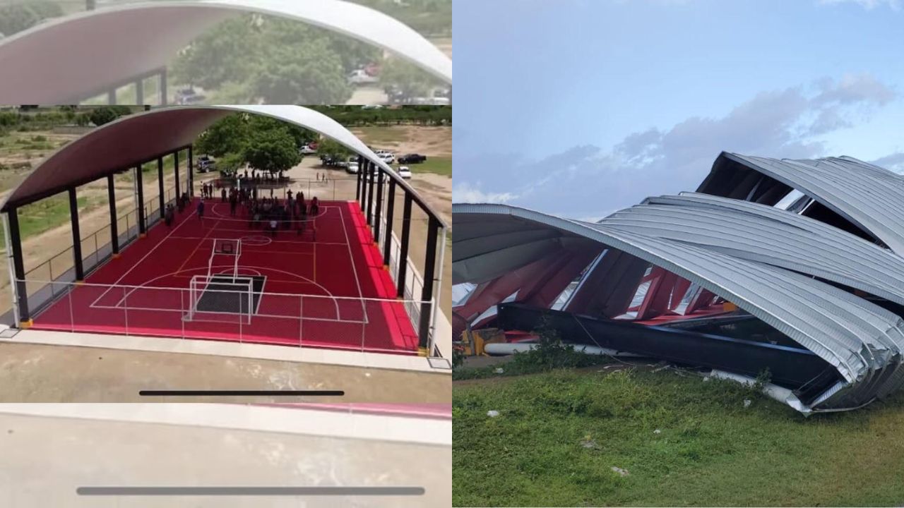 Imagen de 'No saben hacer nada': Explican motivo de caída de polideportivo en Olanchito