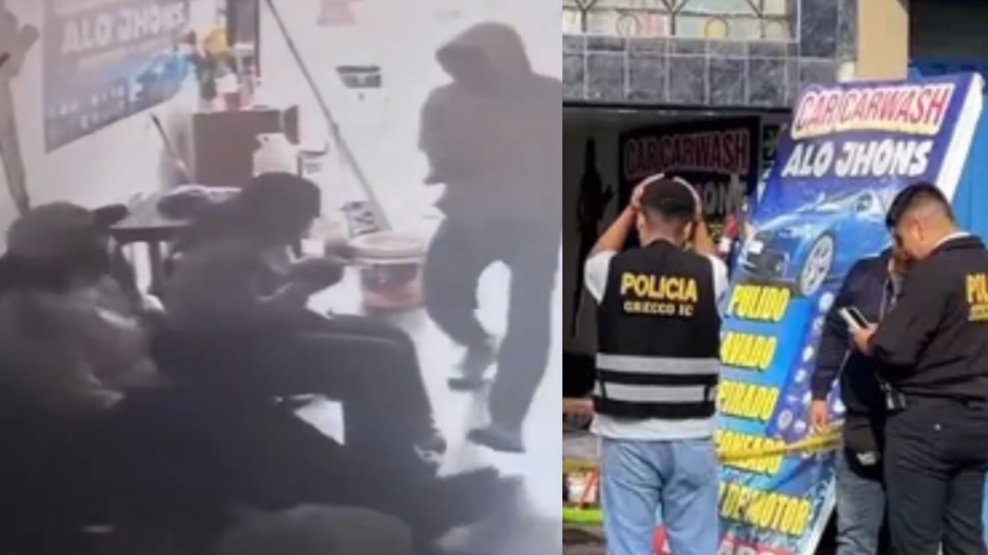 VIDEO: 'Amor, no', sicario llega a matar a dueño de carwash frente a su esposa