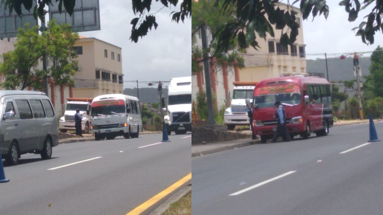 Transportistas denuncian decomiso de buses tras anunciar apoyo a caminata de Iglesias