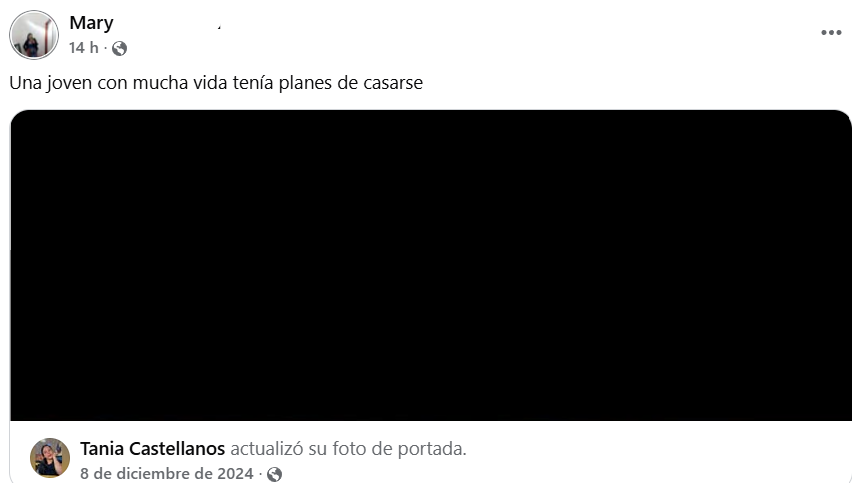 Captura de pantalla de la publicación