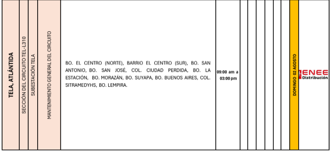 Lista de colonias que no tendrán luz pasado mañana