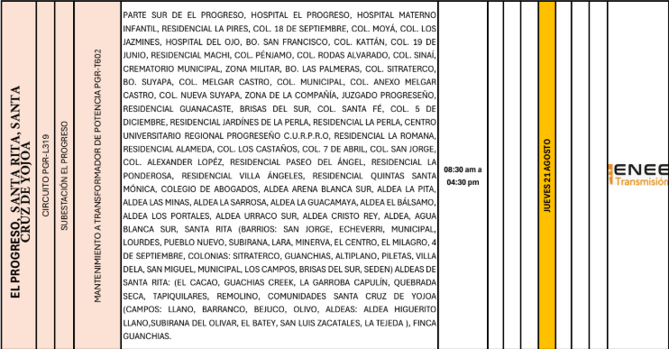Lista de colonias que no tendrán luz pasado mañana