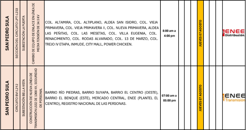 Lista de colonias que no tendrán luz pasado mañana