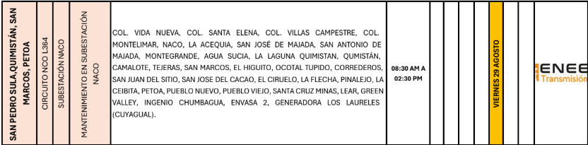 Lista de colonias que no tendrán luz pasado mañana