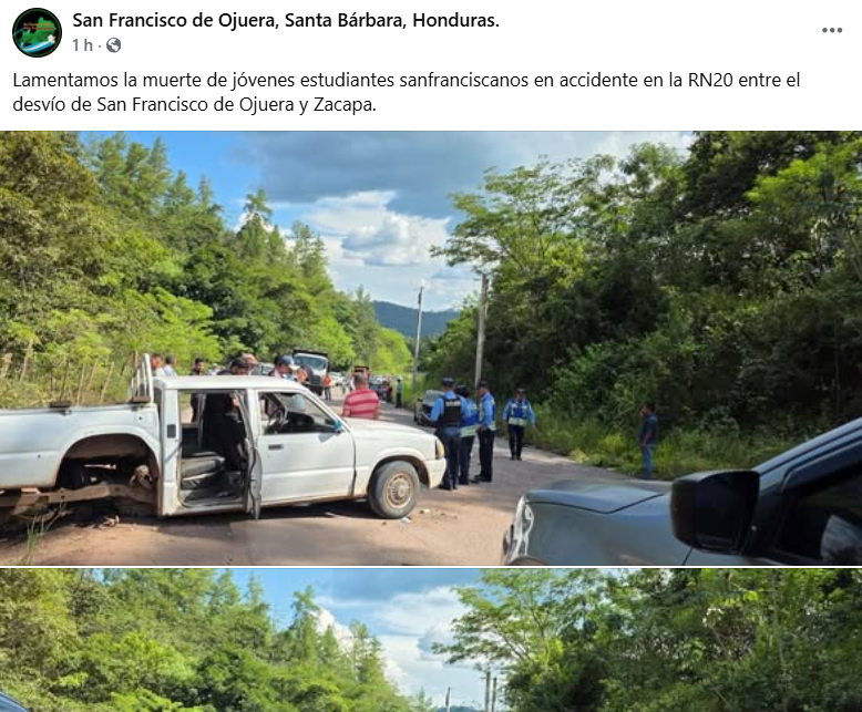 Captura de pantalla de la publicación