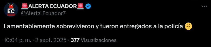 Captura de pantalla del comentario