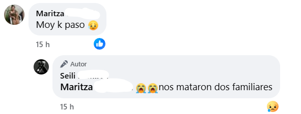 Captura de pantalla de los comentarios