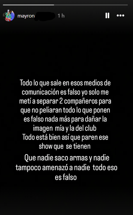 Captura de pantalla de la historia