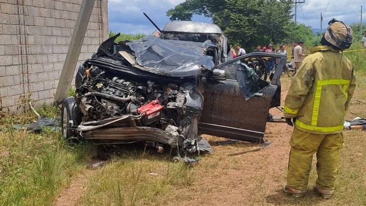 Accidente vial en Cantarranas deja dos muertos; se estrellaron con un muro