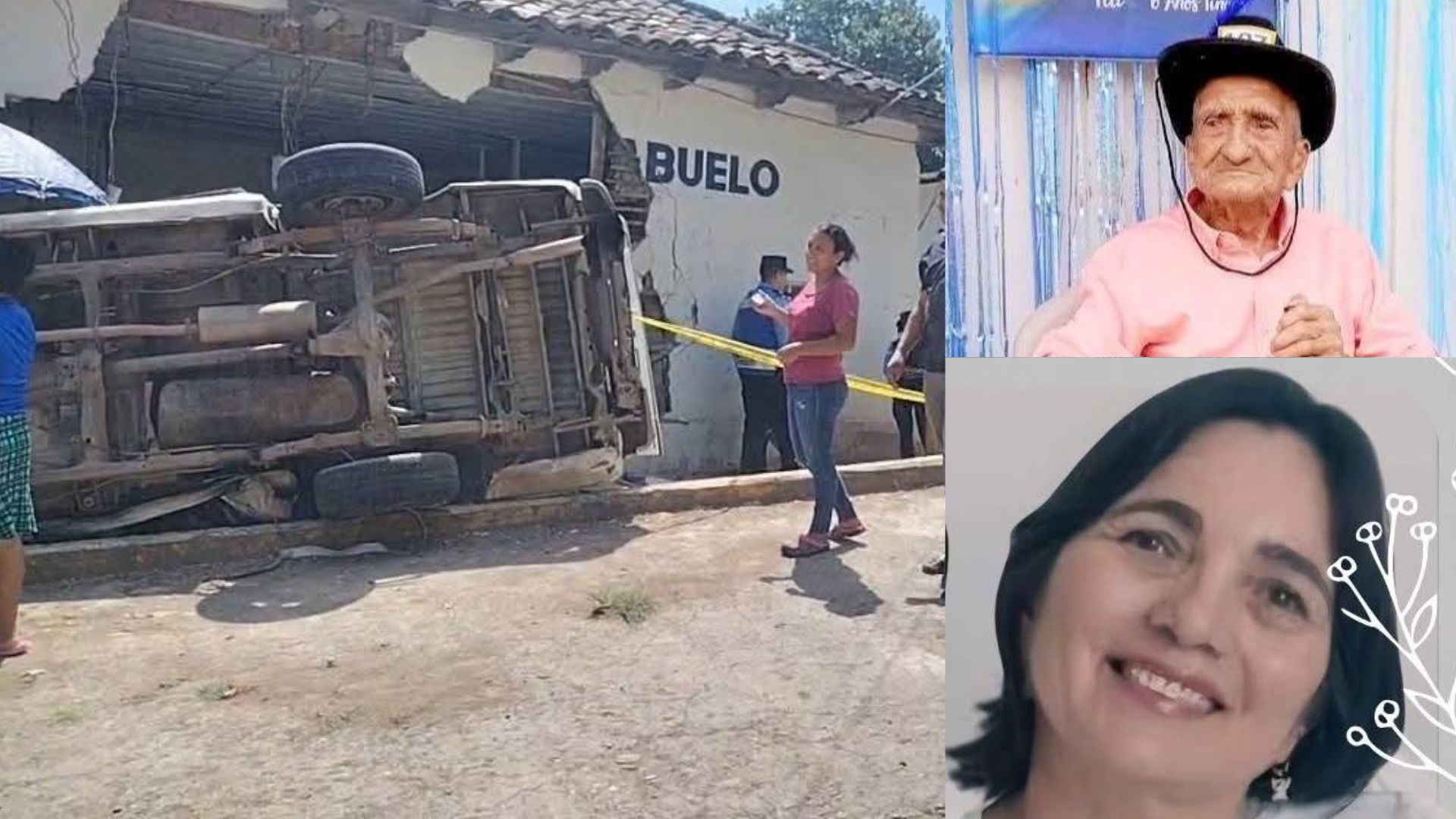 Sale a la luz cómo ocurrió accidente donde murieron centenario hondureño y docente