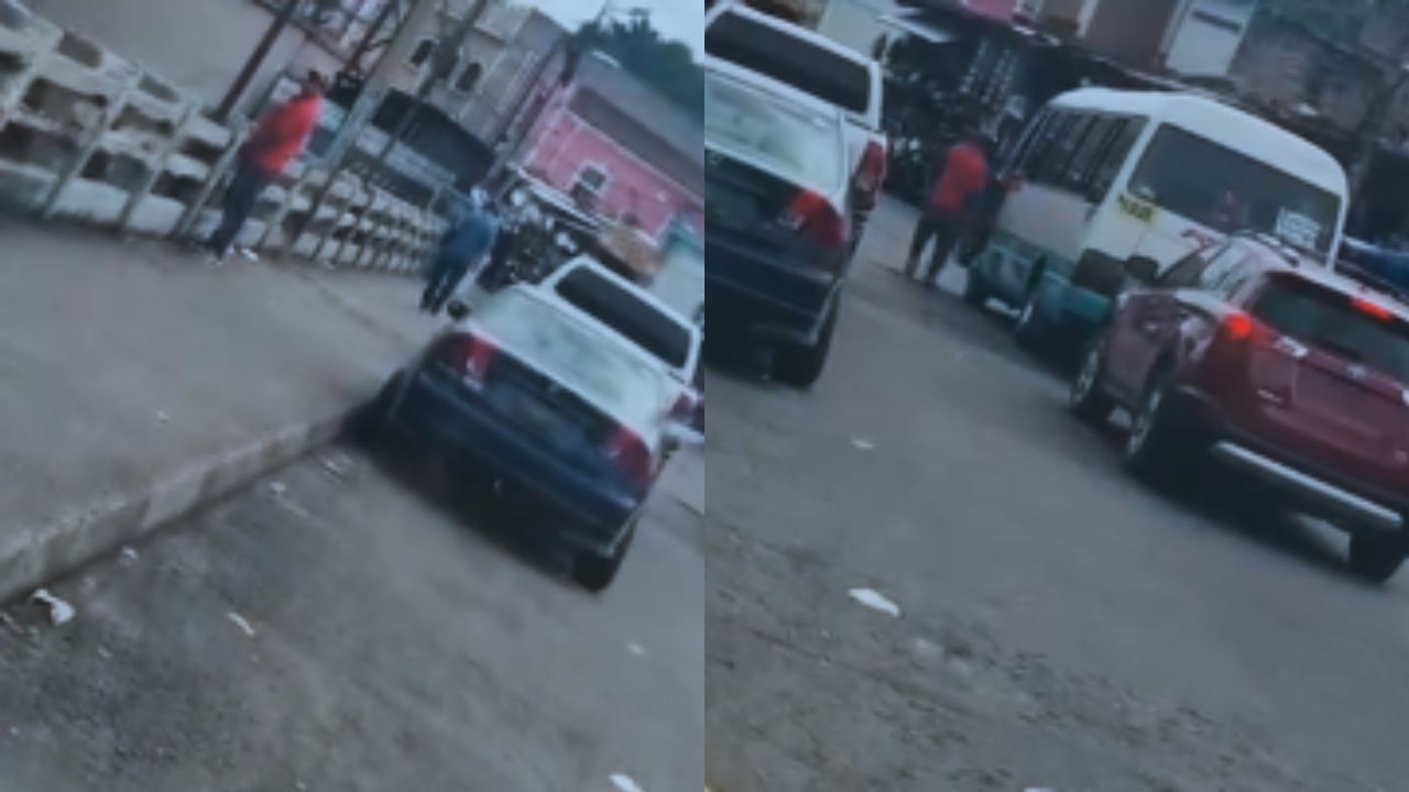 ¡Vergonzoso! Graban a conductor de bus 'rapidito' orinando desde puente Soberanía