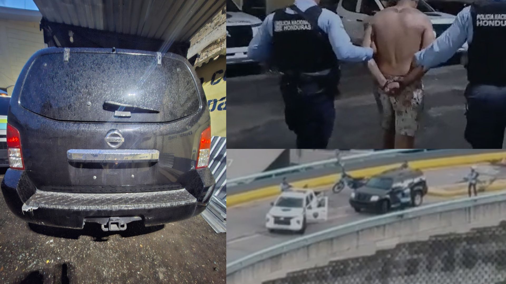 'En Honduras estamos locos': así capturaron a hombre que intentó huir de la Policía