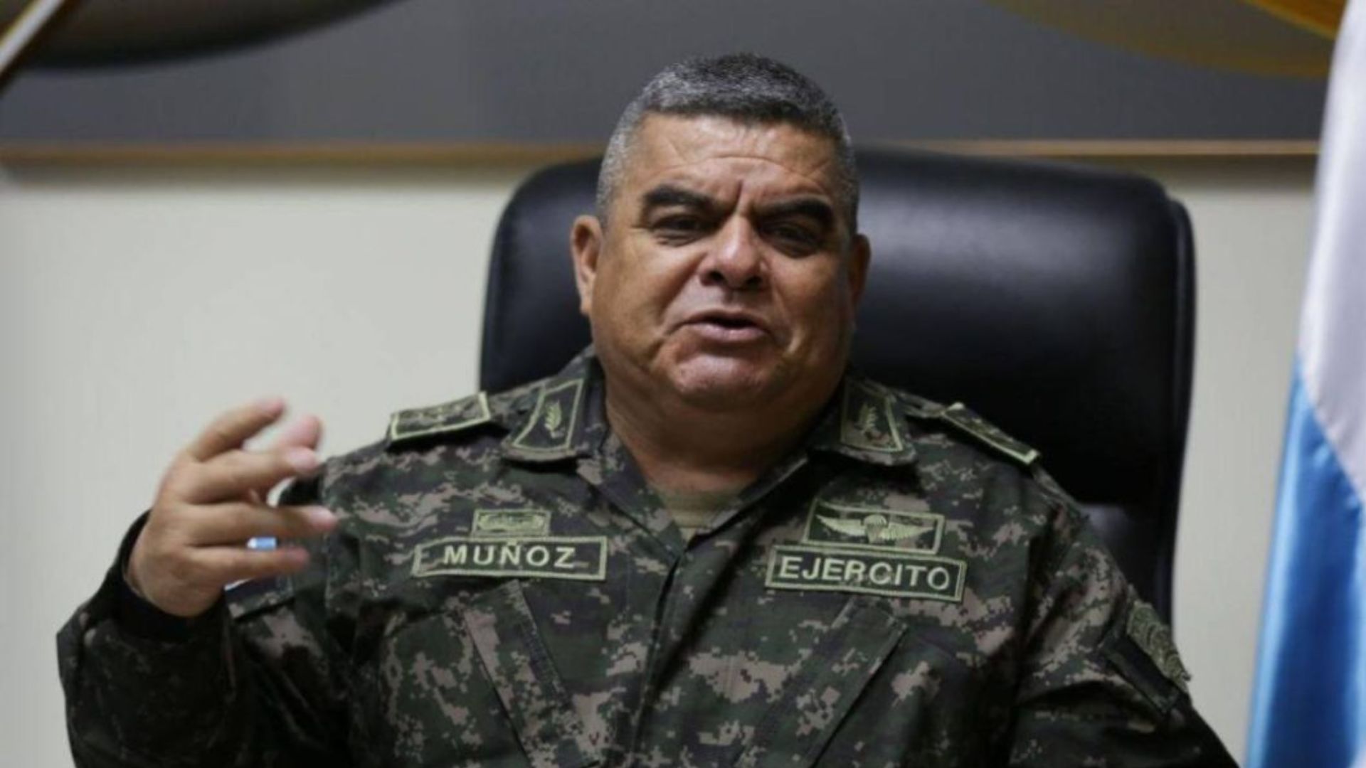 General Ramiro Muñoz pide la baja tras rechazar misión en Nicaragua