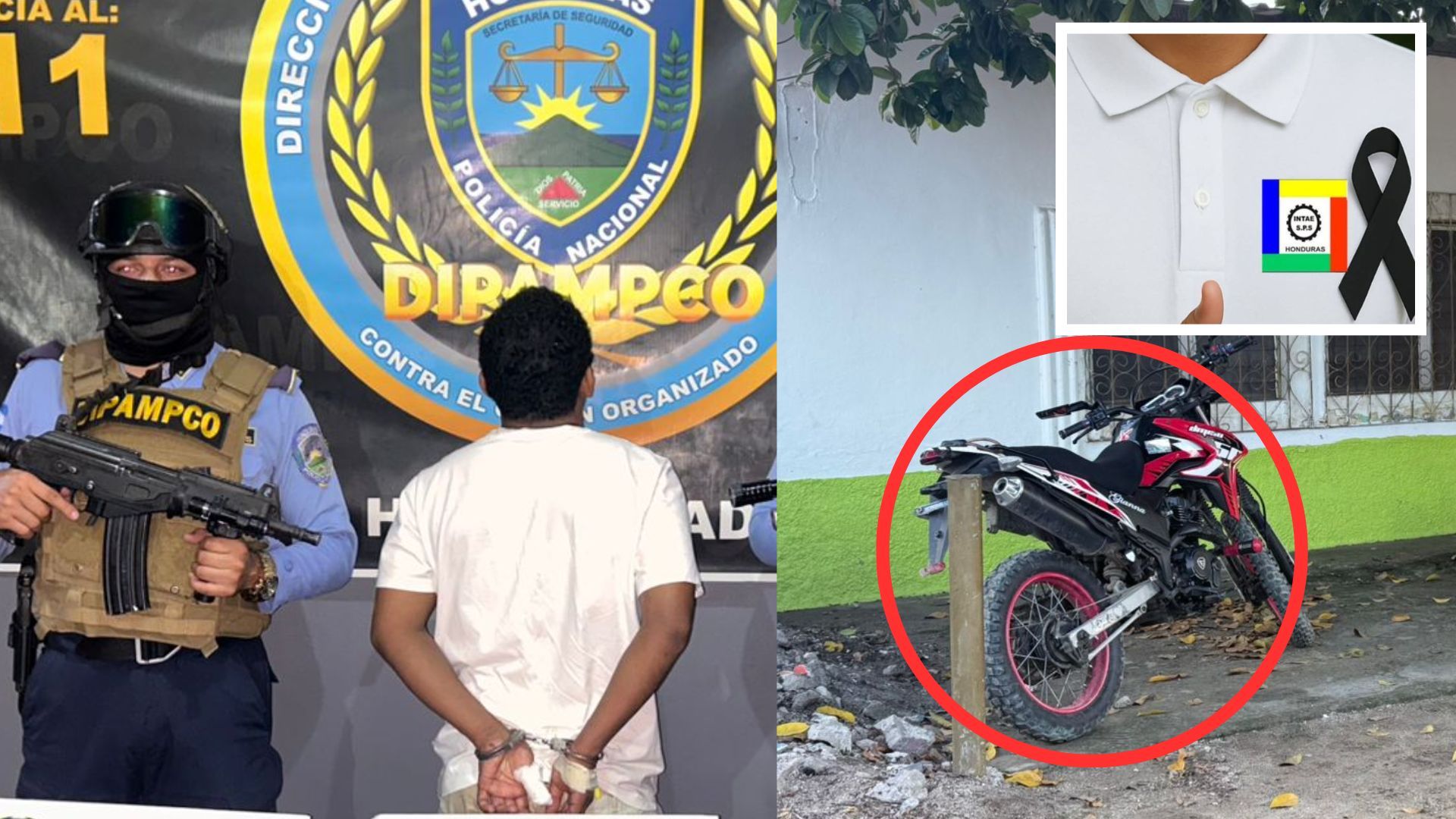 Así conecta una motocicleta a pandillero con el crimen de estudiantes del Intae