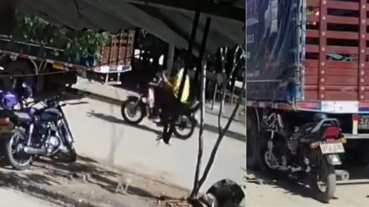 VIDEO: niña muere al accidentarse junto a su padre; se incrustaron en un camión