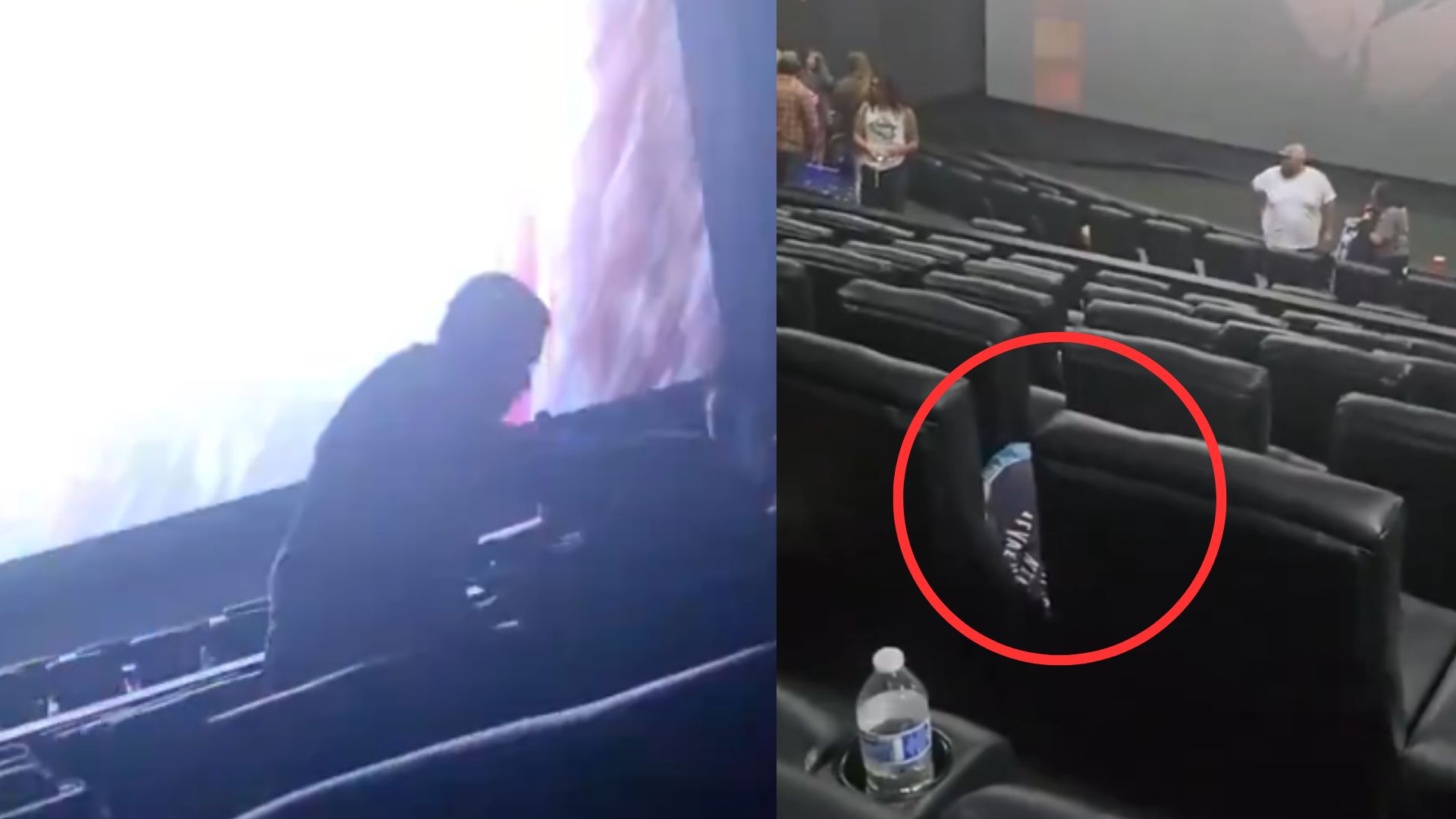 VIDEO: 'Lo siento', dijo hombre que orinó a un niño en el cine y fue golpeado