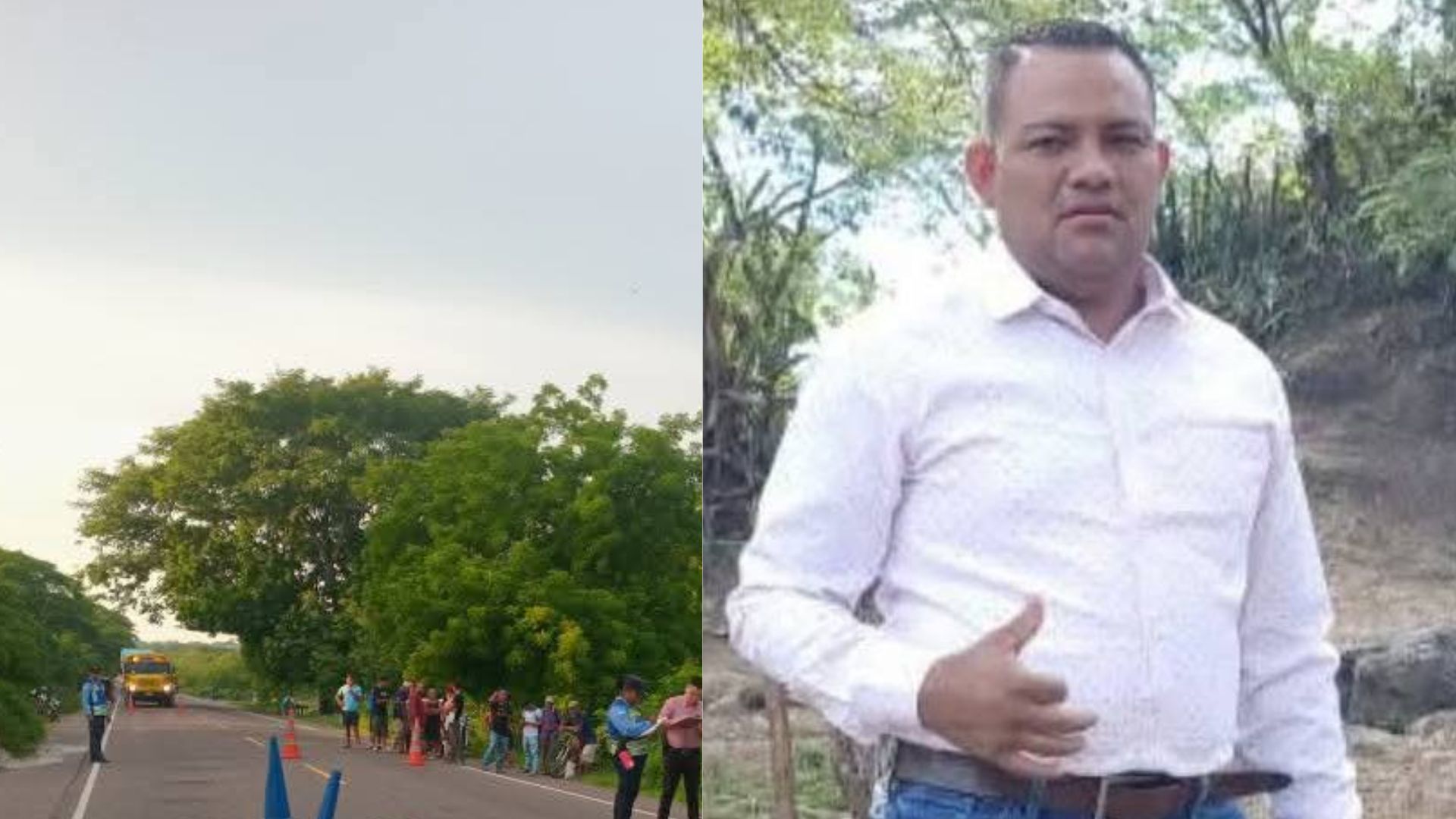 Revelan los últimos momentos de hombre que murió en accidente vial en Choluteca