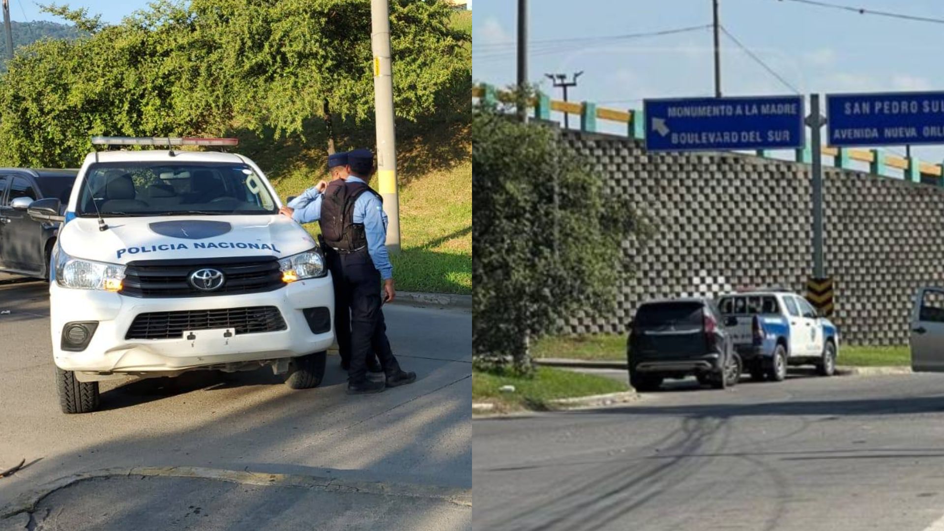 Matan a hombre y lo dejan en puente a desnivel en San Pedro Sula; amigo sobrevivió