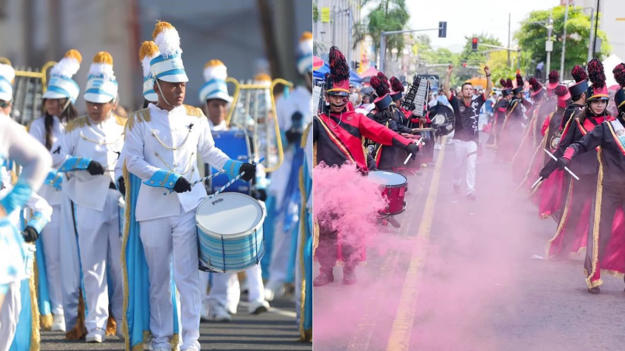 Desfiles 15 de septiembre 2025: lista de colegios y orden en ‘Tegus’ y San Pedro