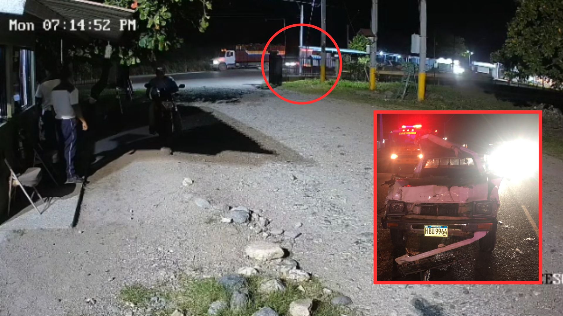 VIDEO: Así fue accidente donde murió una madre en El Progreso; viajaba con sus hijas