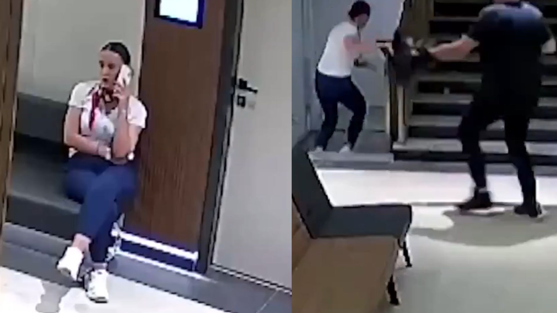 VIDEO: 'No sigas corriendo', hombre mata a su ex en un hospital