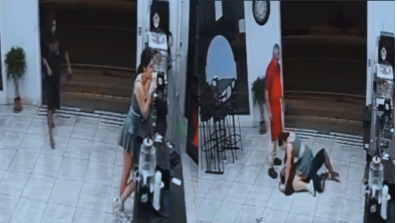 Como karateca: Mujer redujo a ladrón que la quiso asaltar en un restaurante