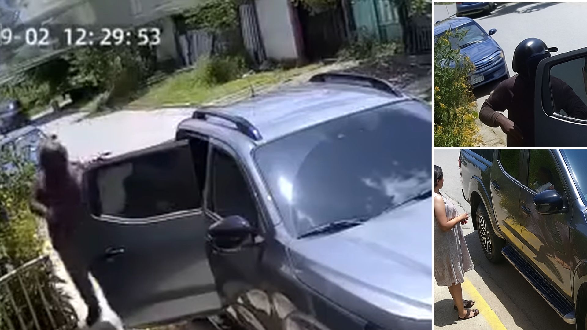 VIDEO: 'Vaya, dame todo', asaltan a mujer al bajarse de vehículo en Comayagua