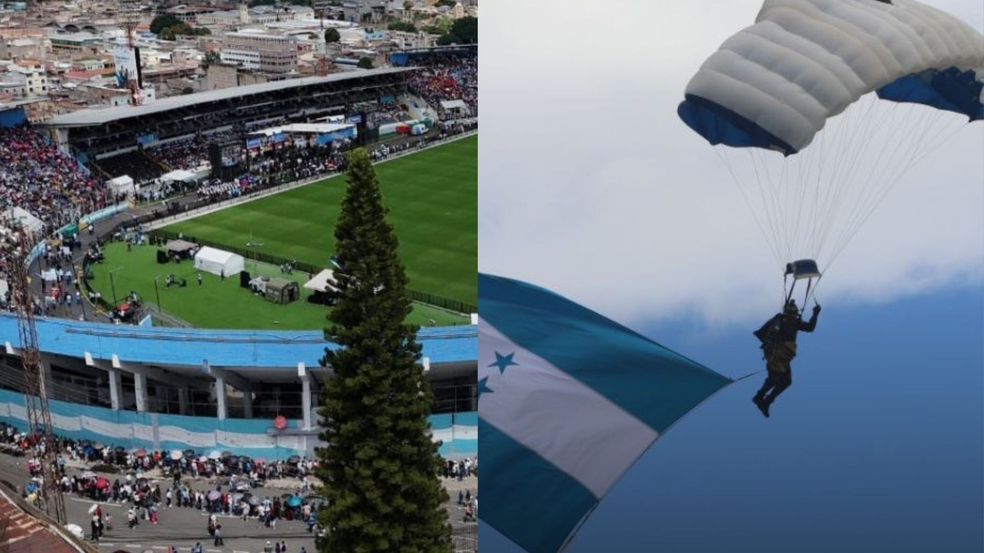 ¿Cuál es el estado del paracaidista que sufrió fuerte caída en Tegucigalpa?