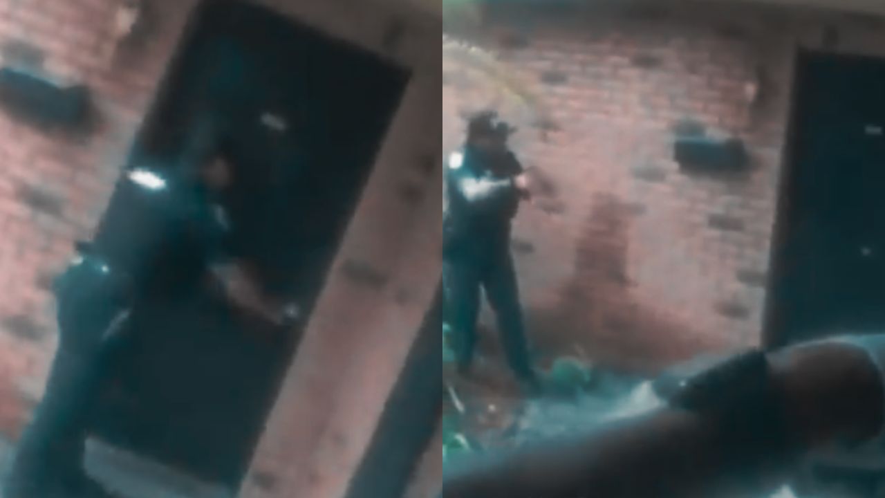 'No te disparé': Vídeo sensible: Policía le disparó por error a una persona en su casa